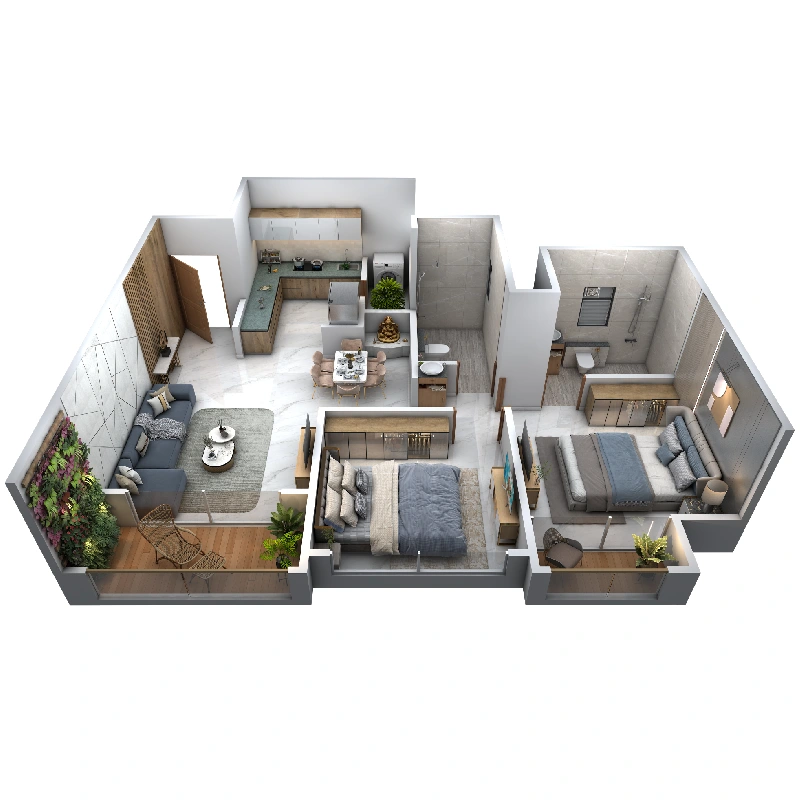 Ambiience Vivanta, Katraj 2bhk